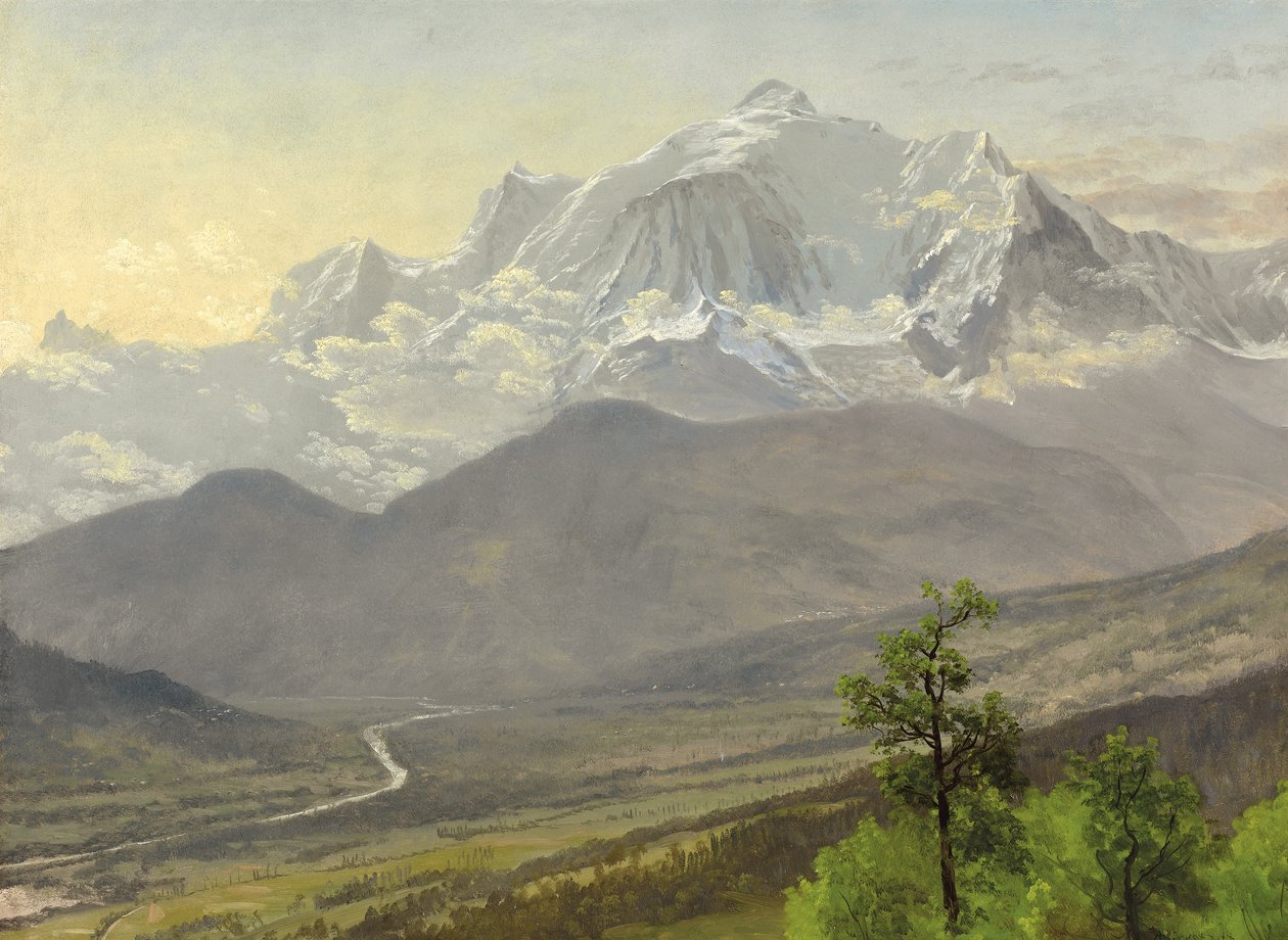 Mont Blanc alkotó: Albert Bierstadt