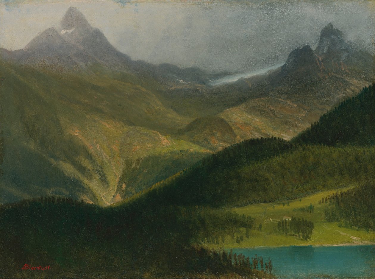 Hegyi táj alkotó: Albert Bierstadt