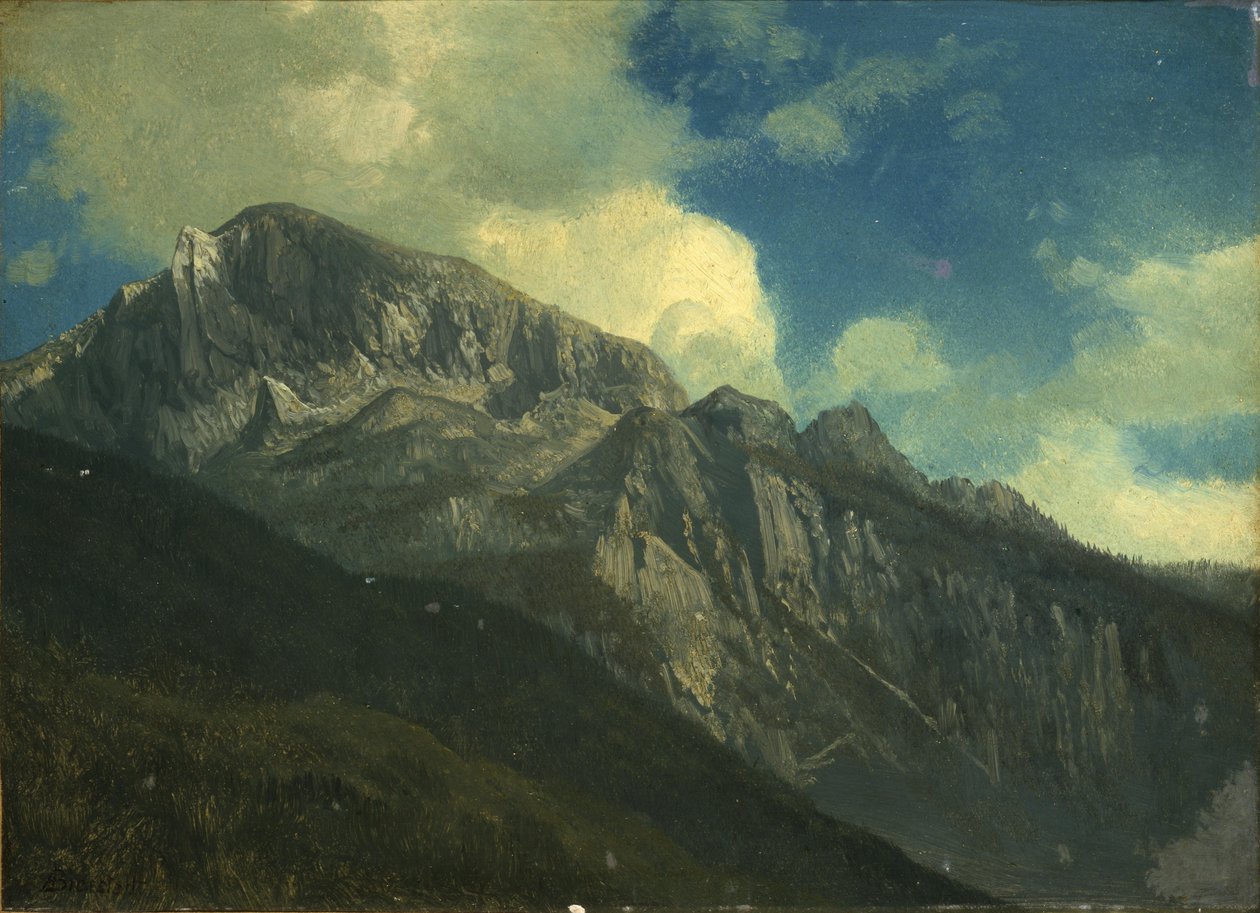 Hegyek alkotó: Albert Bierstadt