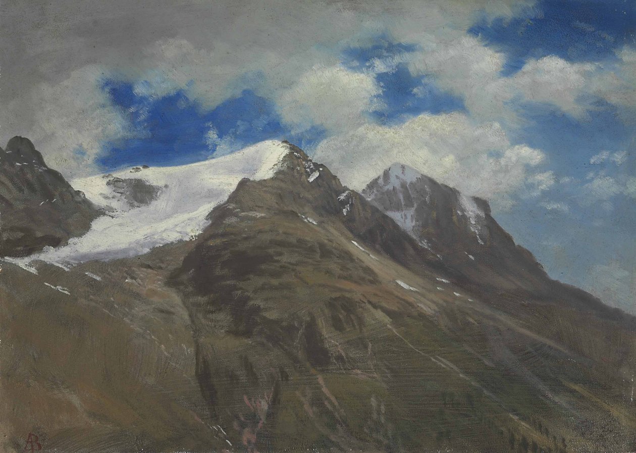 Csúcsok a Sziklás -hegységben alkotó: Albert Bierstadt