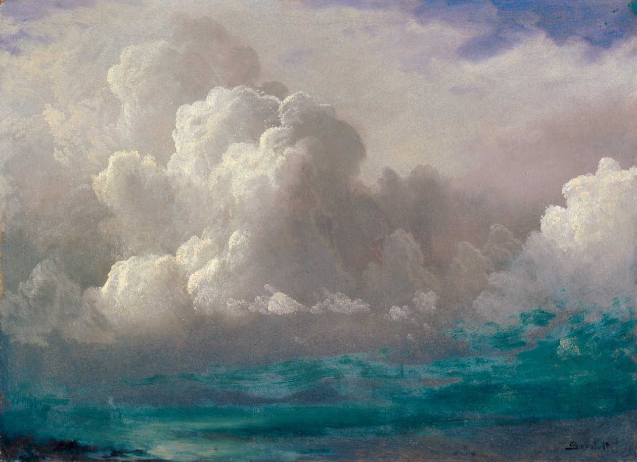 Viharfelhők alkotó: Albert Bierstadt