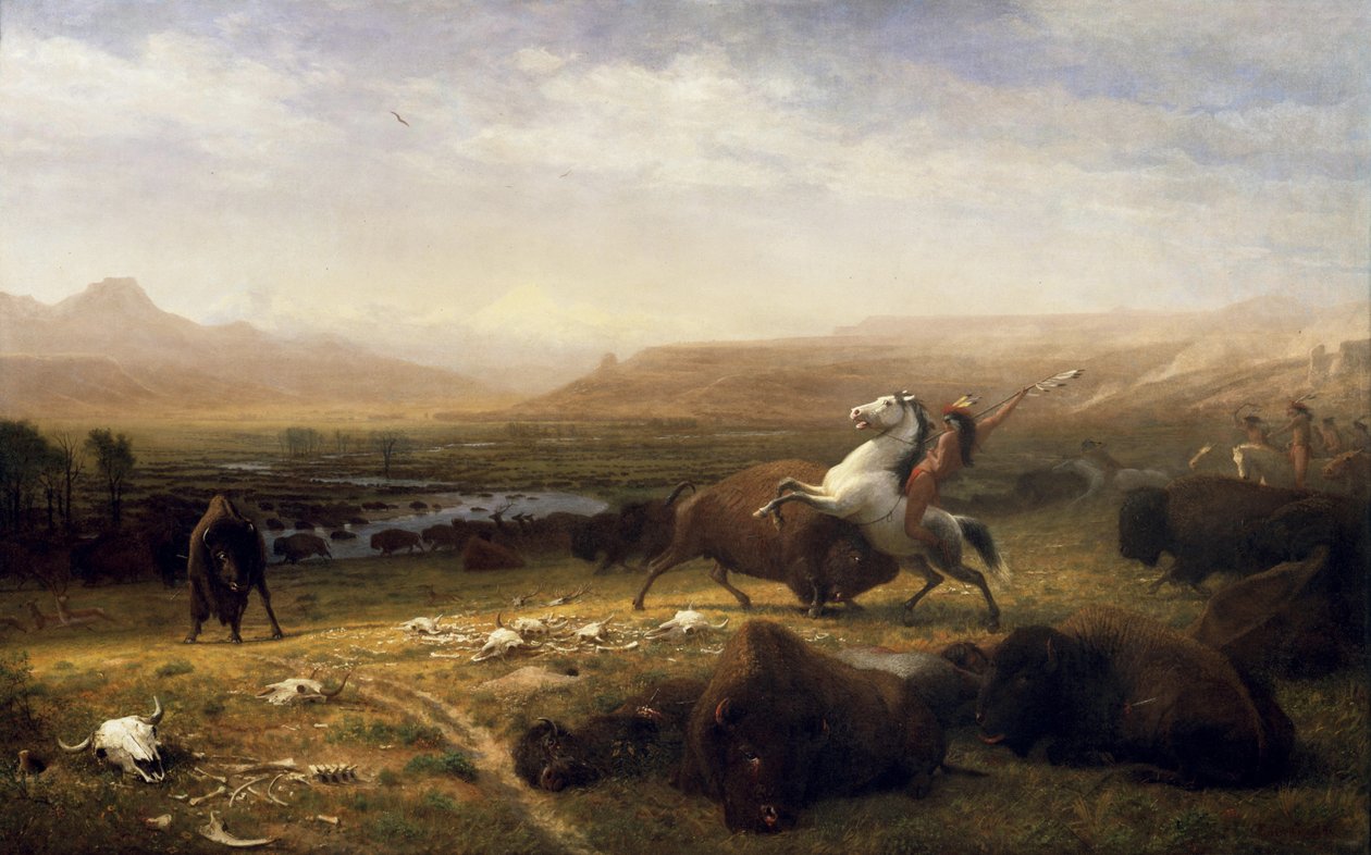 Az utolsó bivaly alkotó: Albert Bierstadt