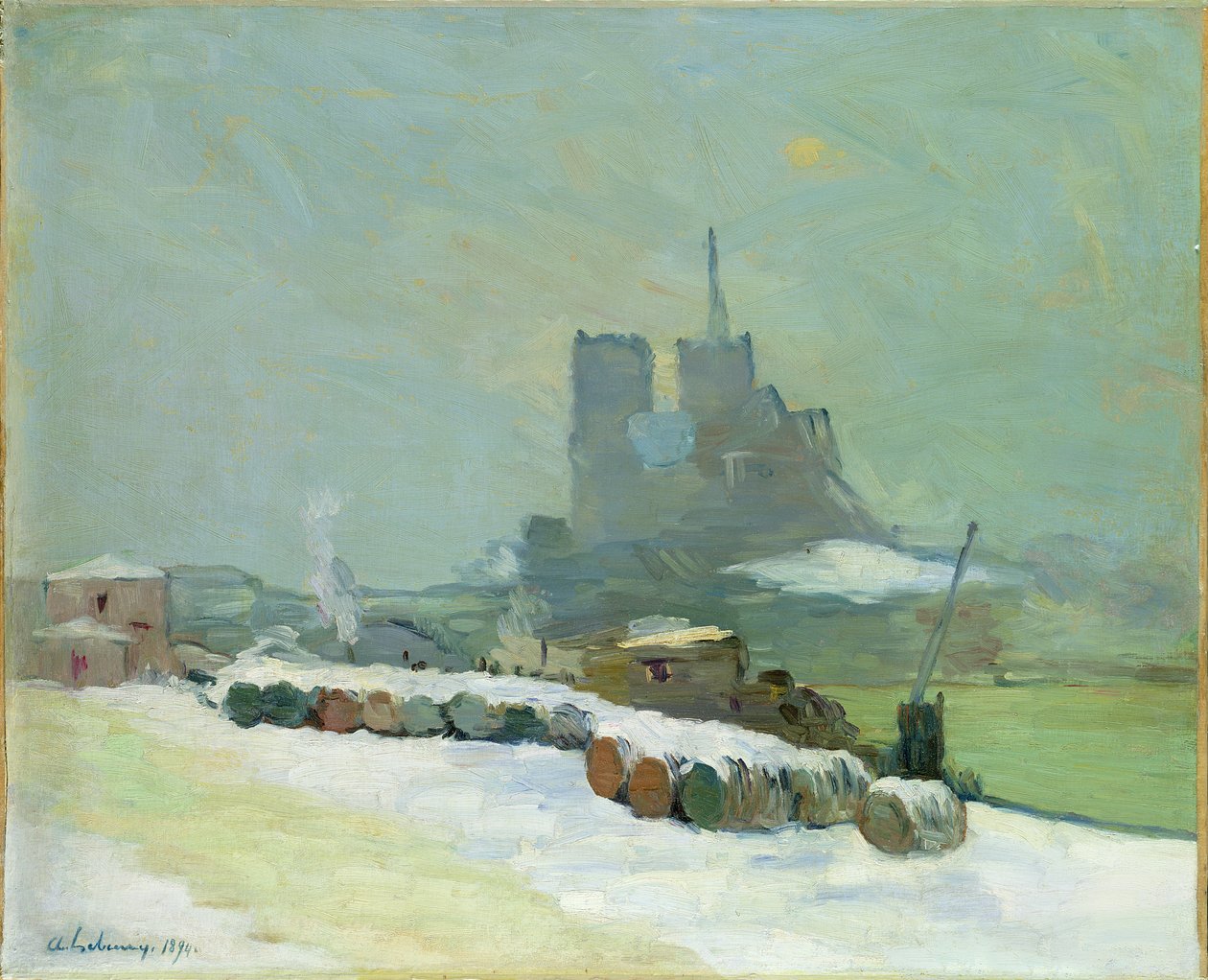 Kilátás a Notre Dame-ra, 1894 alkotó: Albert Charles Lebourg