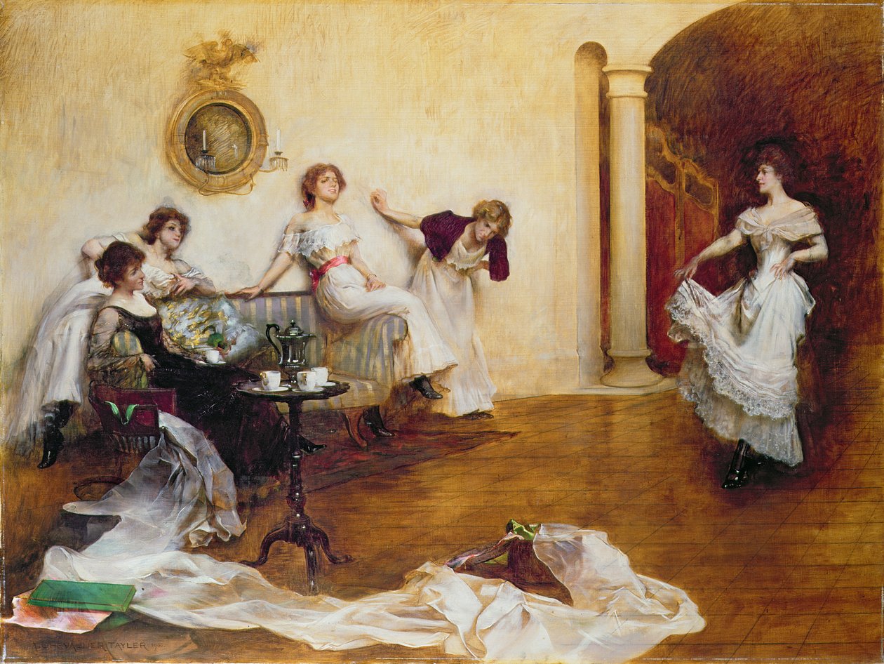 Selyemek és szaténok, 1900 alkotó: Albert Chevallier Tayler