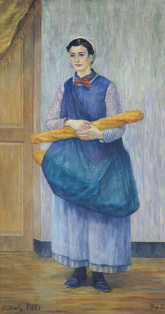 Kenyeret vivő hölgy, 1889 alkotó: Albert Dubois Pillet