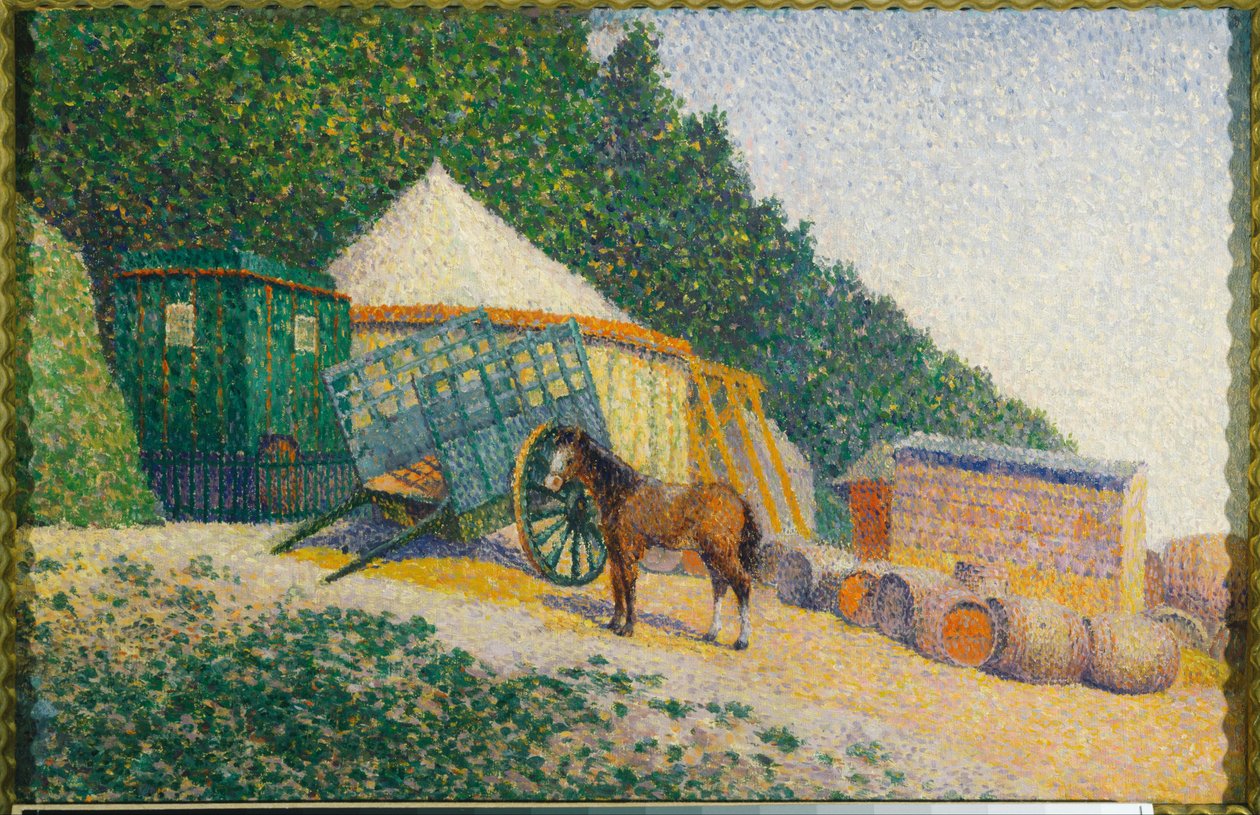 Kis cirkuszi tábor alkotó: Albert Dubois Pillet