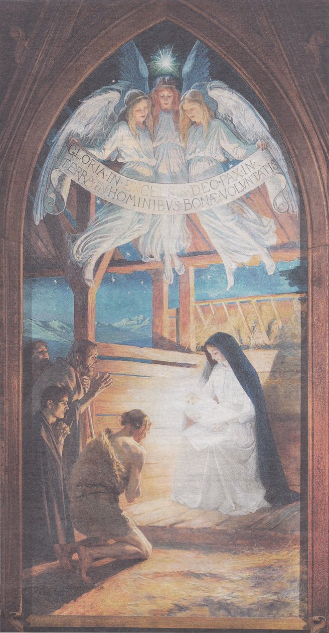 A pásztorok imádata alkotó: Albert Gustaf Aristides Edelfelt