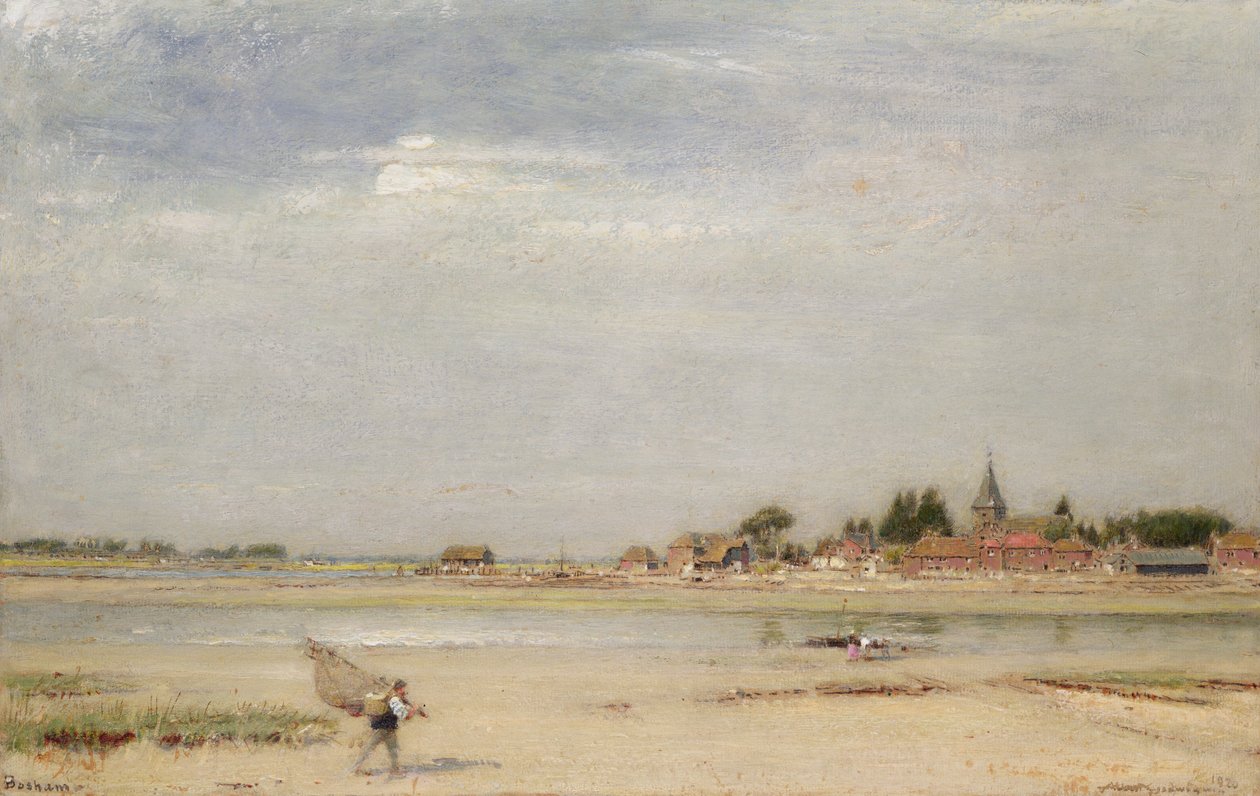 Bosham, 1920 (olaj, wc, testfesték és tinta, papír) alkotó: Albert Goodwin