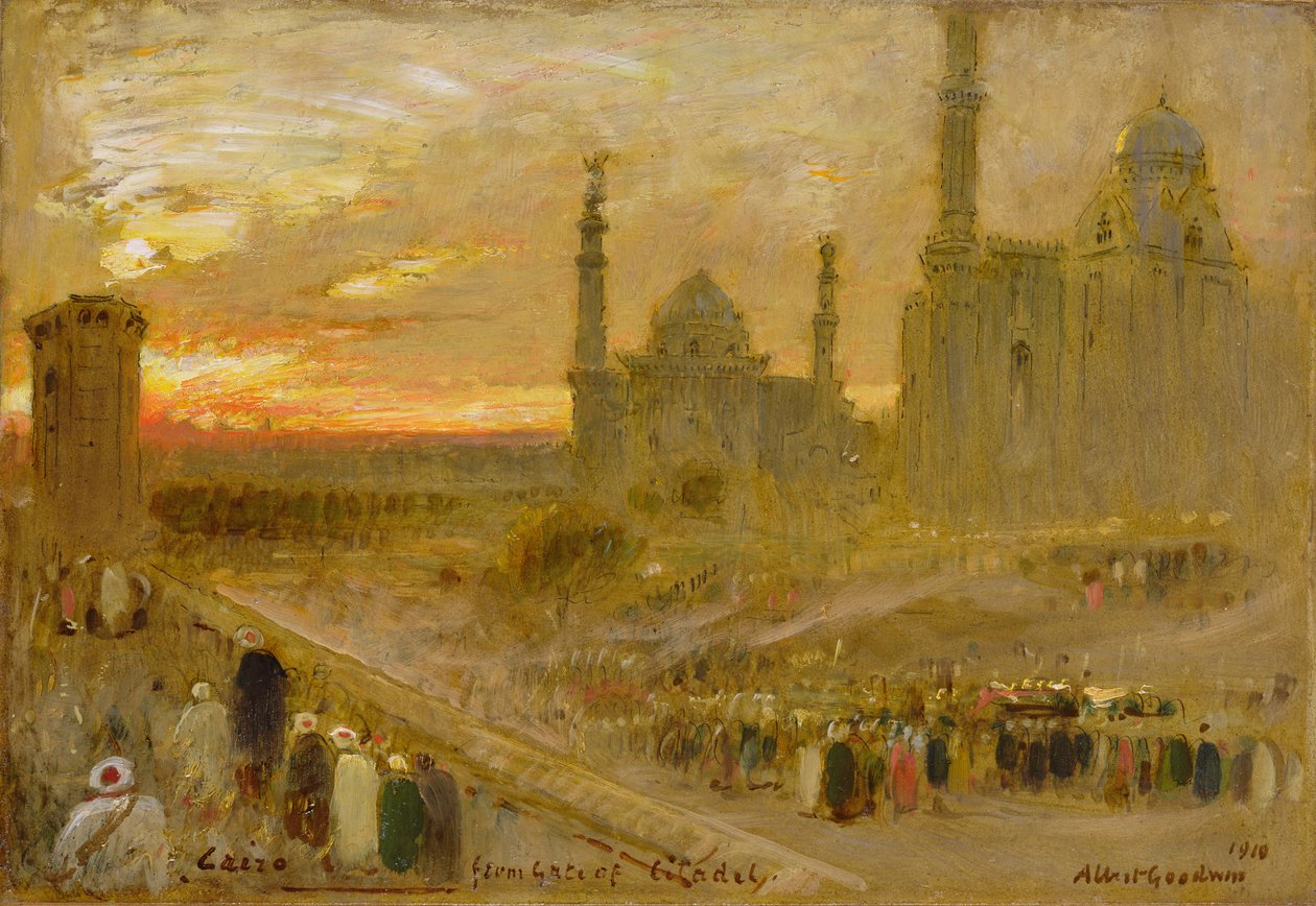 Kairó a Citadella kapujából, 1910 alkotó: Albert Goodwin