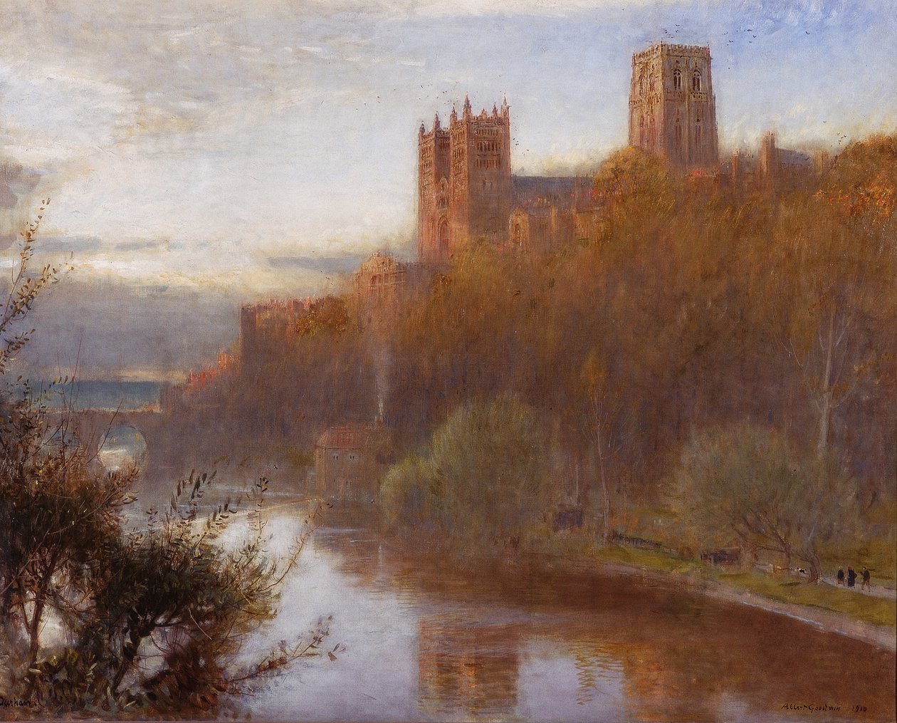 Durham katedrális, 1910 alkotó: Albert Goodwin