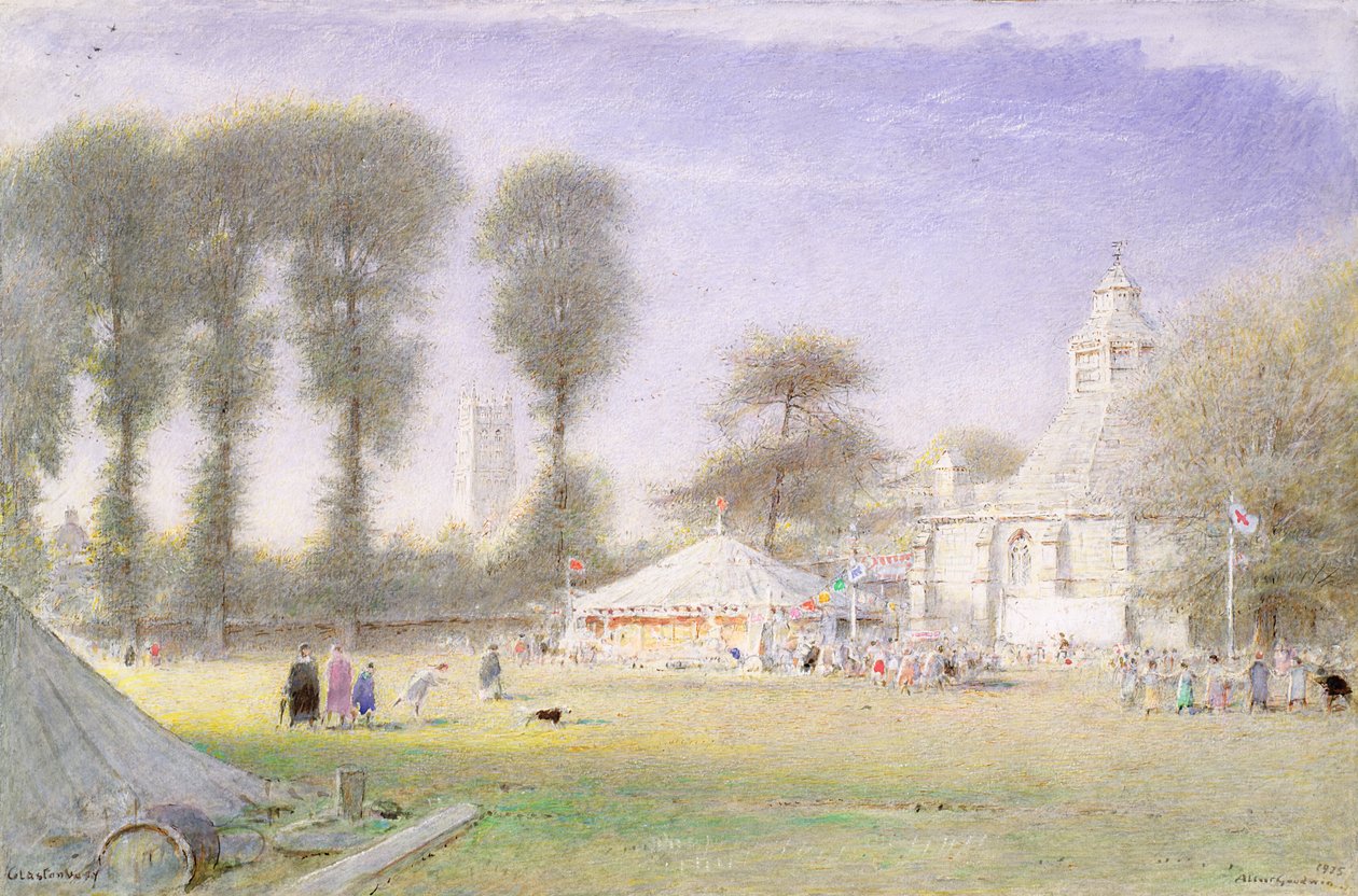 Glastonbury Vásár, 1925 alkotó: Albert Goodwin