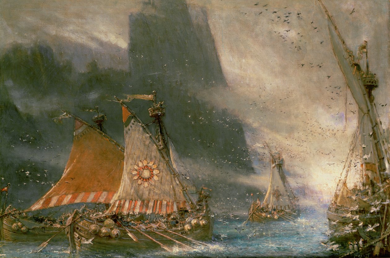 A Viking Sea Raiders alkotó: Albert Goodwin