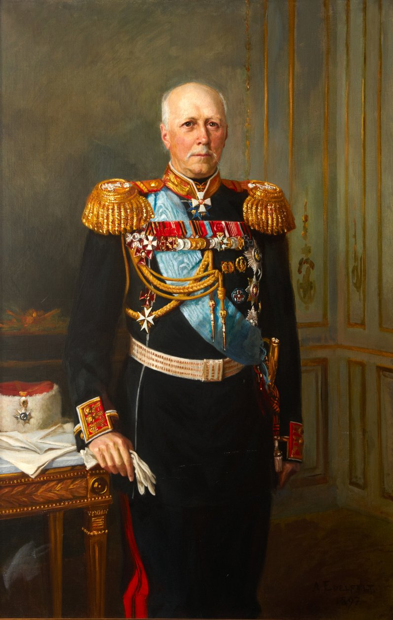 Pavel Schuvaloff gróf, Varsó kormányzója, 1897 alkotó: Albert Gustaf Aristides Edelfelt