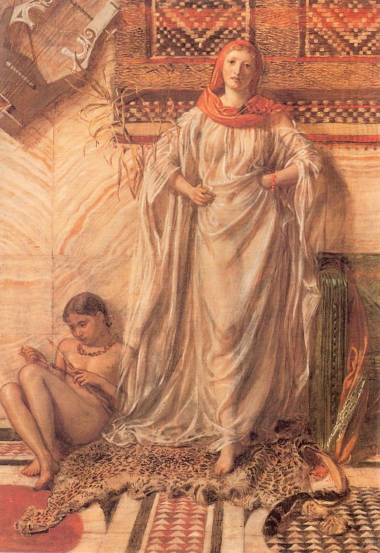 Táncoló lány pihen alkotó: Albert Joseph Moore