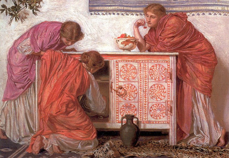 Gránátalma alkotó: Albert Joseph Moore