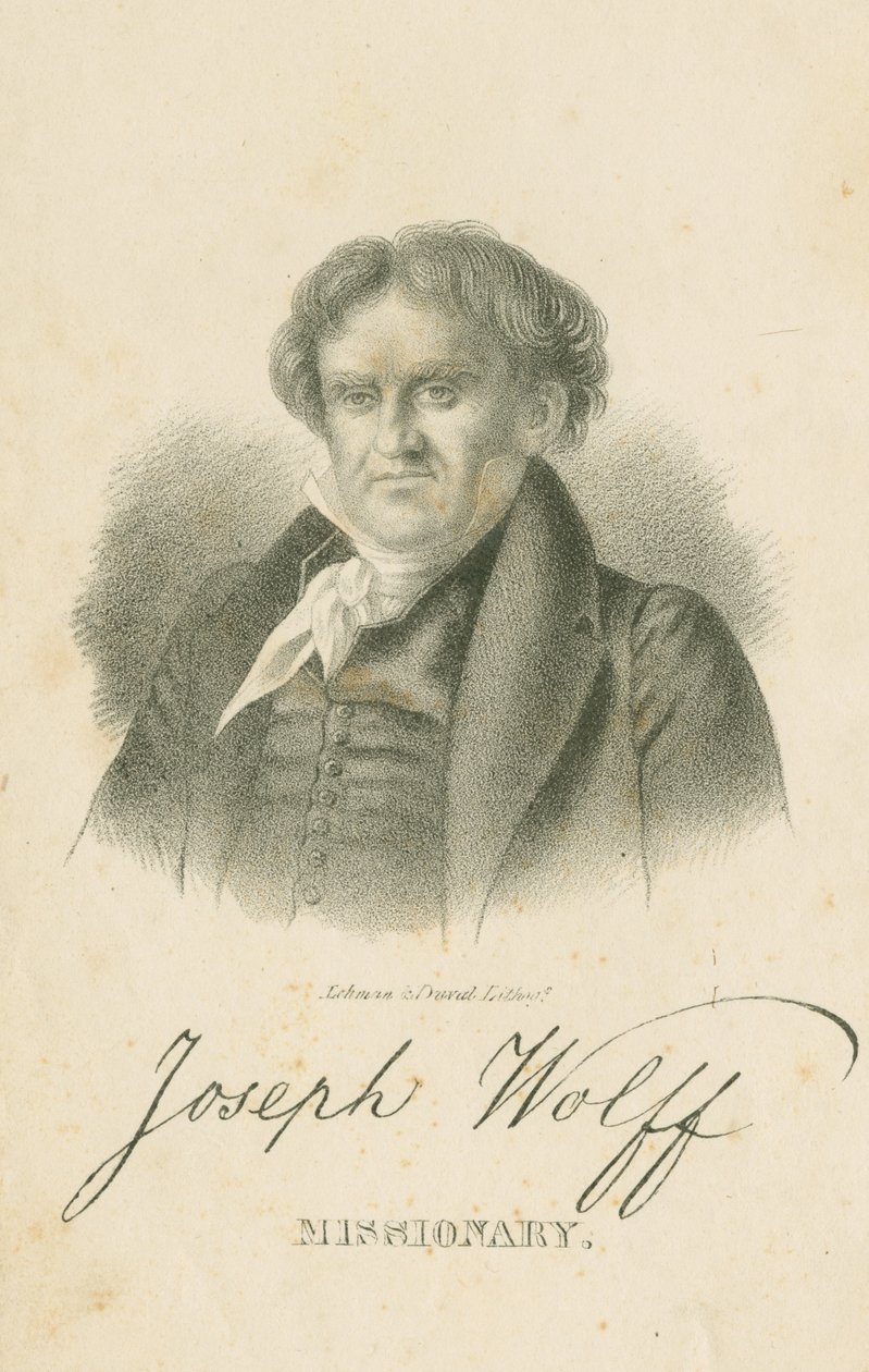 Joseph Wolff, misszionárius, 1835 alkotó: Albert Newsam