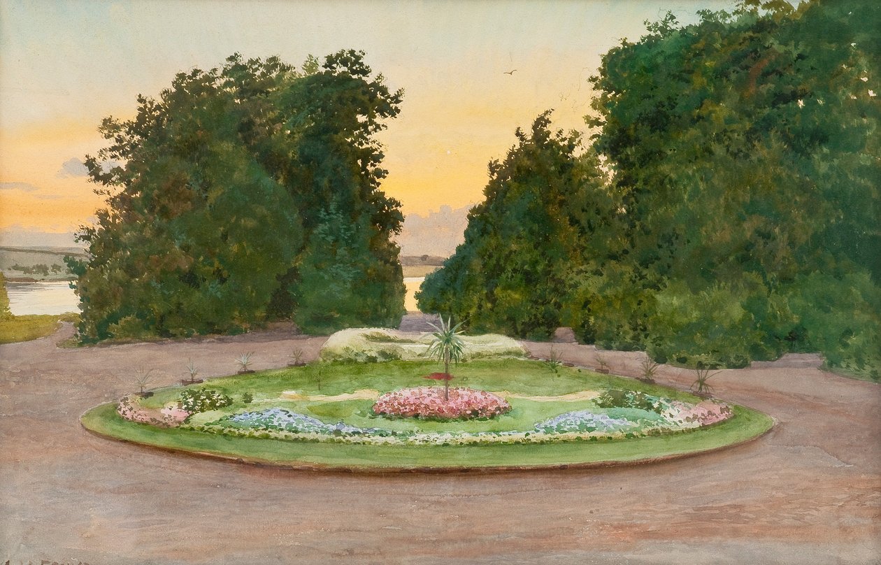 Este a Parkban alkotó: Albert Nikolaevich Benois