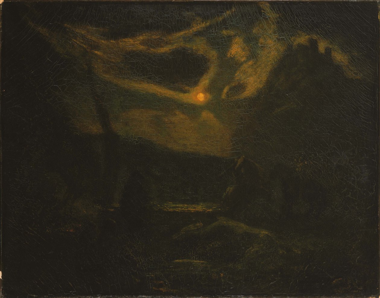 Macbeth és a boszorkányok alkotó: Albert Pinkham Ryder