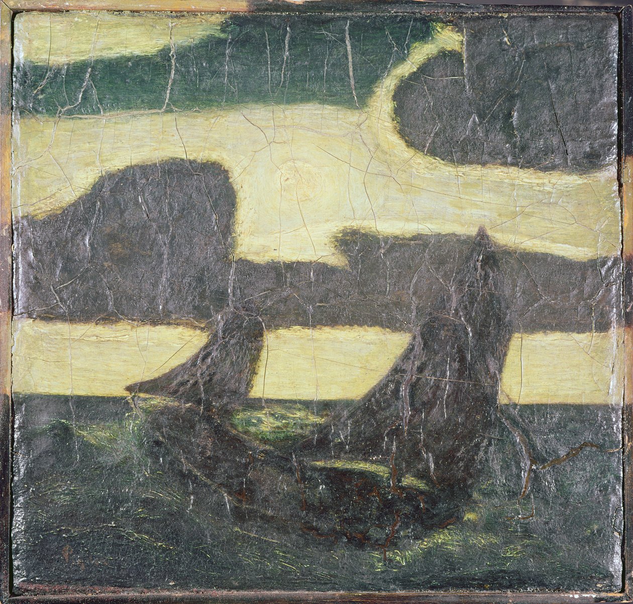Vitorlások alkotó: Albert Pinkham Ryder