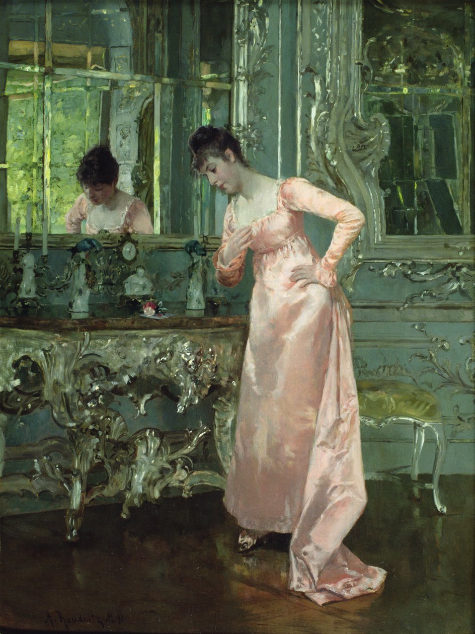 A rózsa, 1890 alkotó: Albert Raudnitz