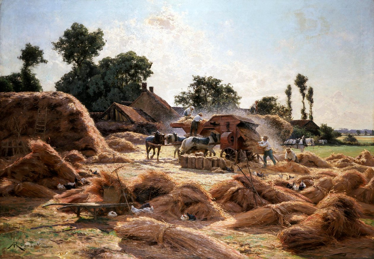A cséplőgép alkotó: Albert Rigolot