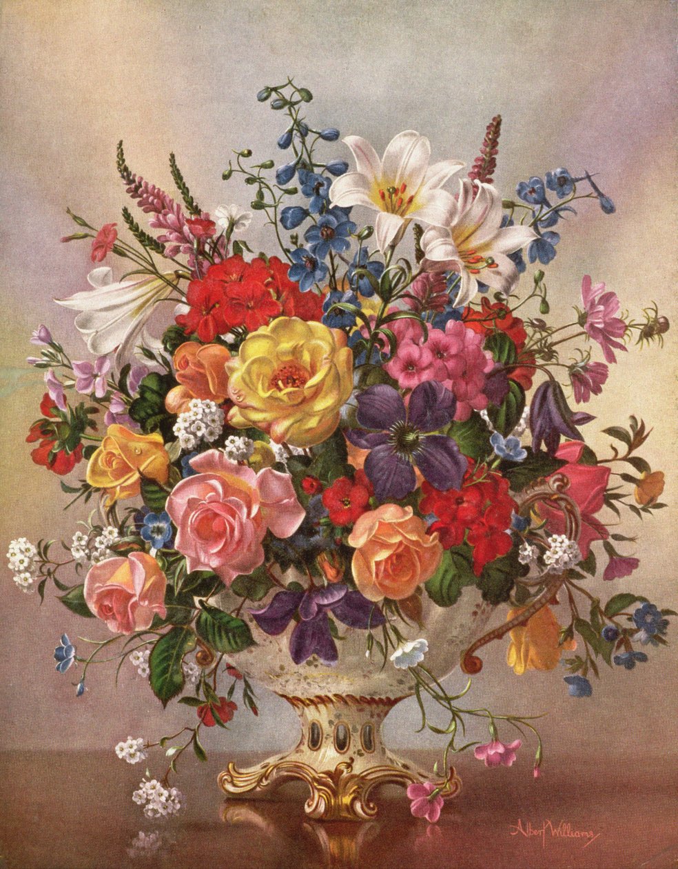 PB268 Virágváza porcelánkancsóban alkotó: Albert Williams