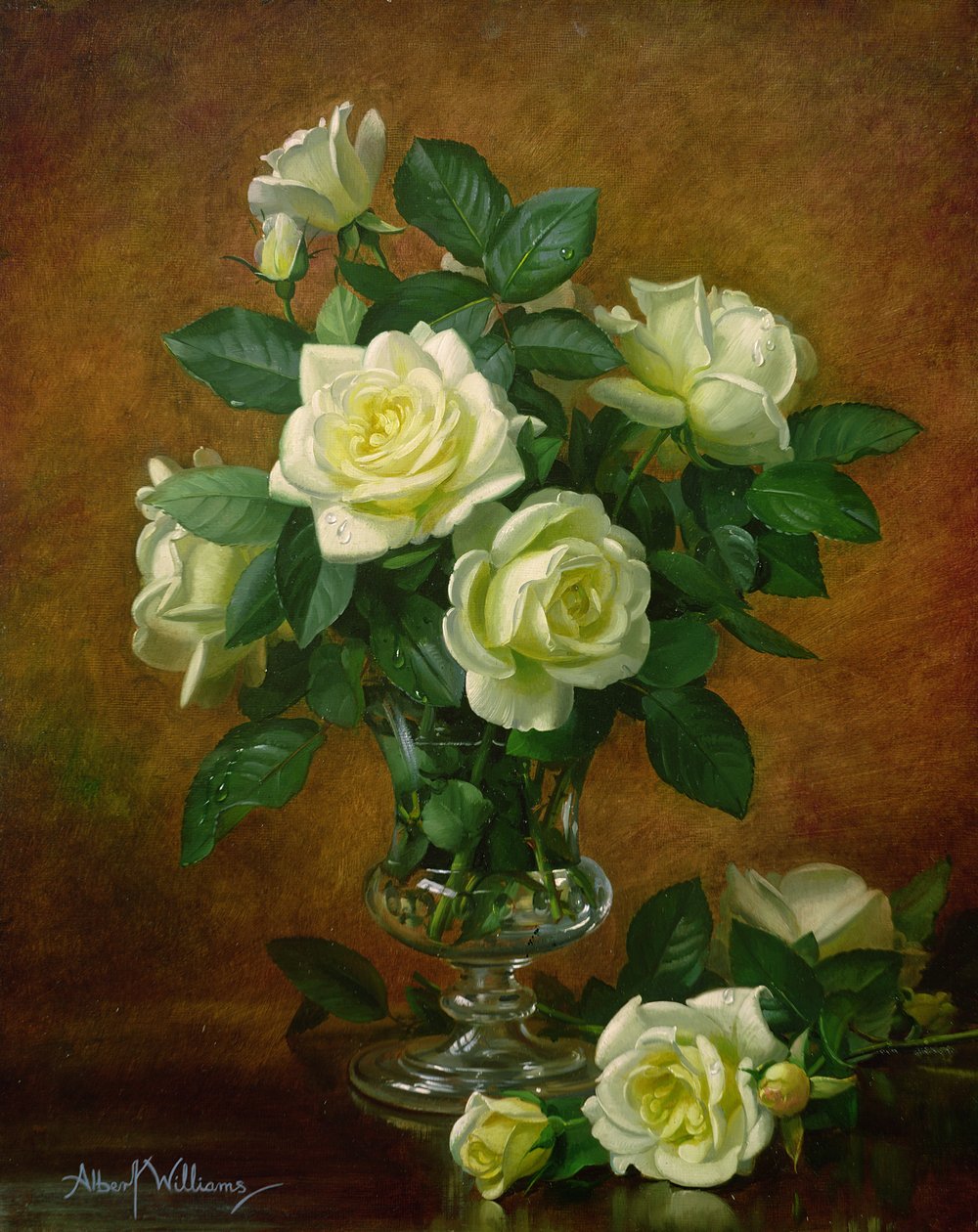 Sárga rózsák alkotó: Albert Williams