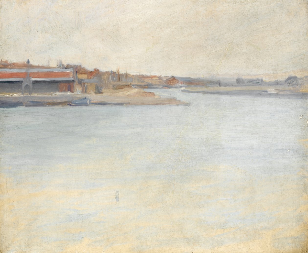 Boulogne sur Mer - kilátás a kikötőre alkotó: Albert de Belleroche