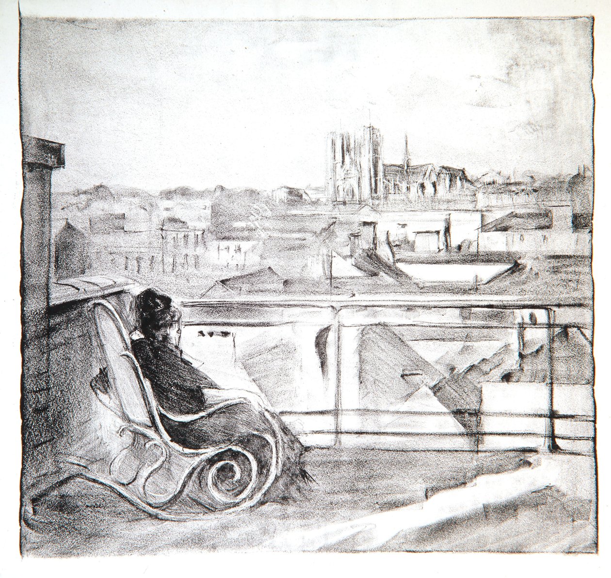 Julie Sainte-Gudule-ban, 1911 alkotó: Albert de Belleroche
