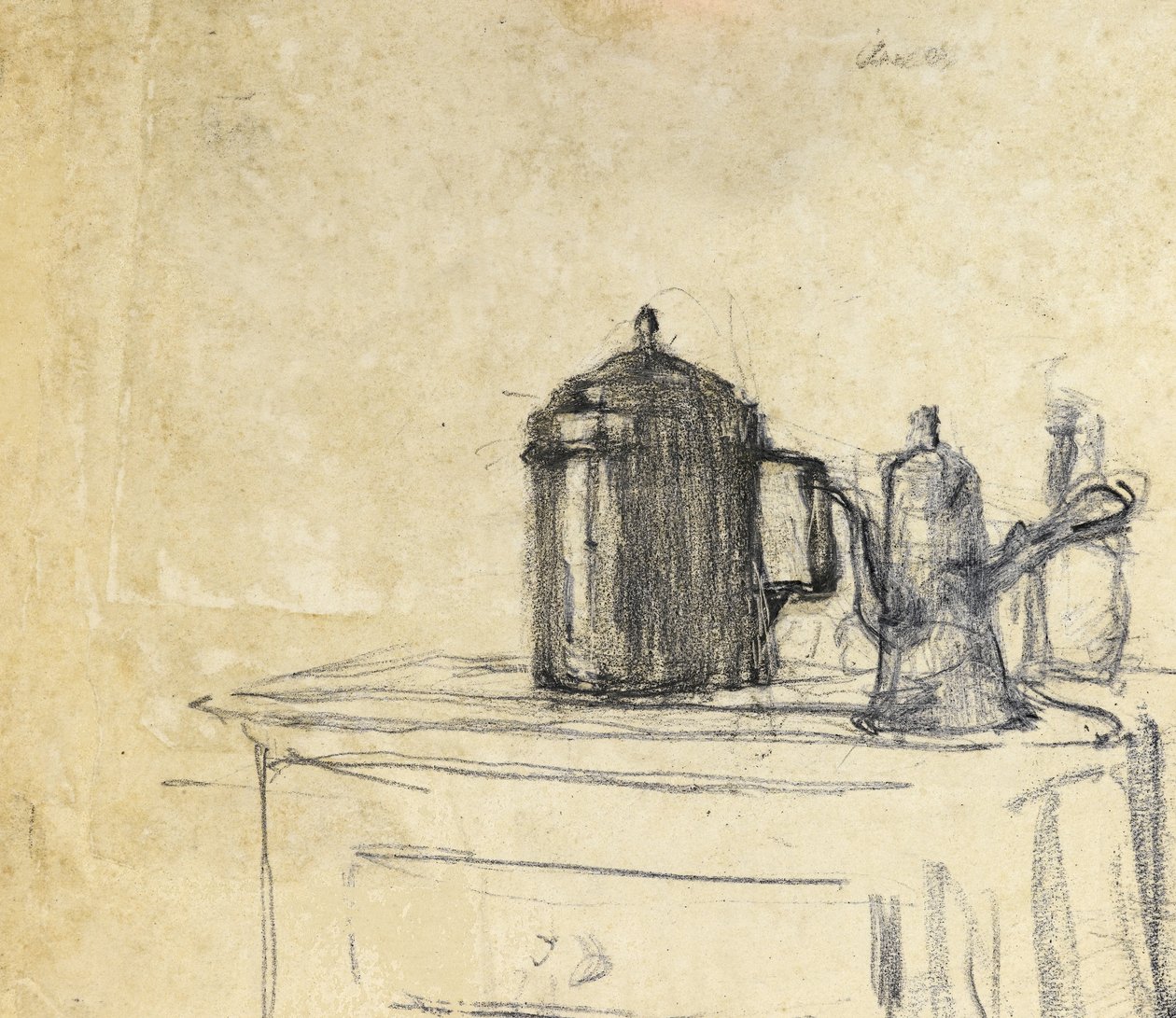 Korsós csendélet, 1890 körül (fekete kréta, papír) alkotó: Albert de Belleroche