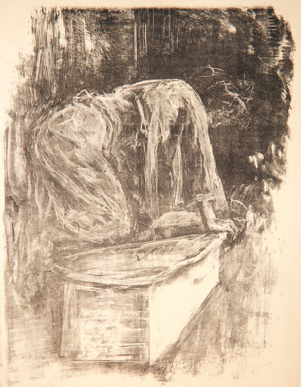Tanulmány, 1902 alkotó: Albert de Belleroche
