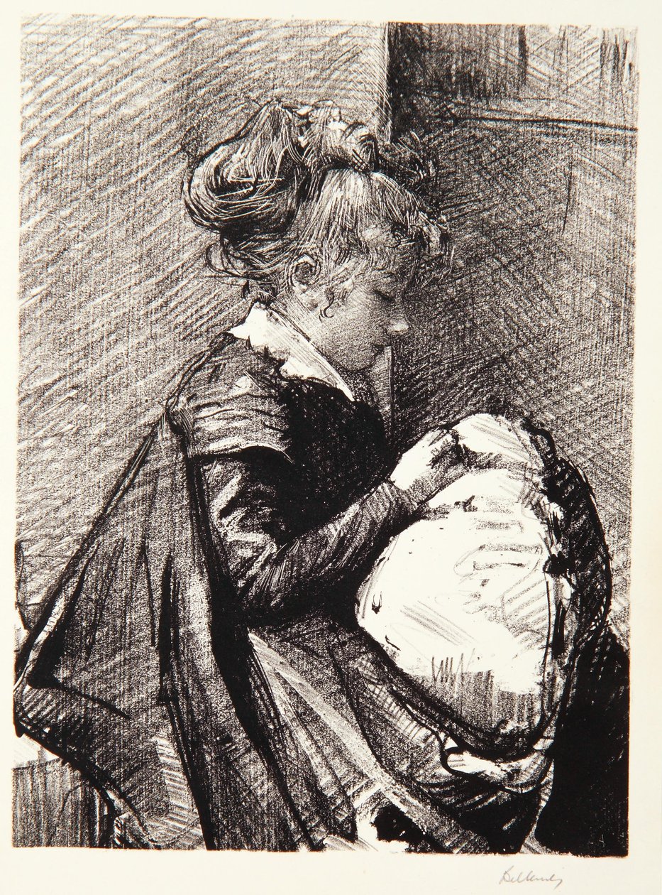 A varrónő, 1901 alkotó: Albert de Belleroche