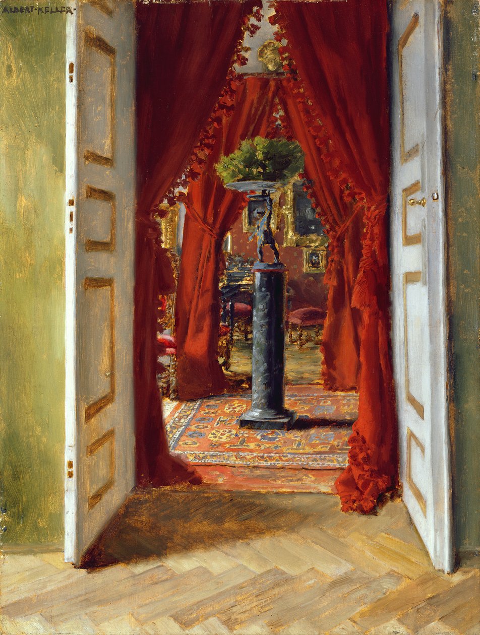 A Vörös szoba, 1882 alkotó: Albert von Keller