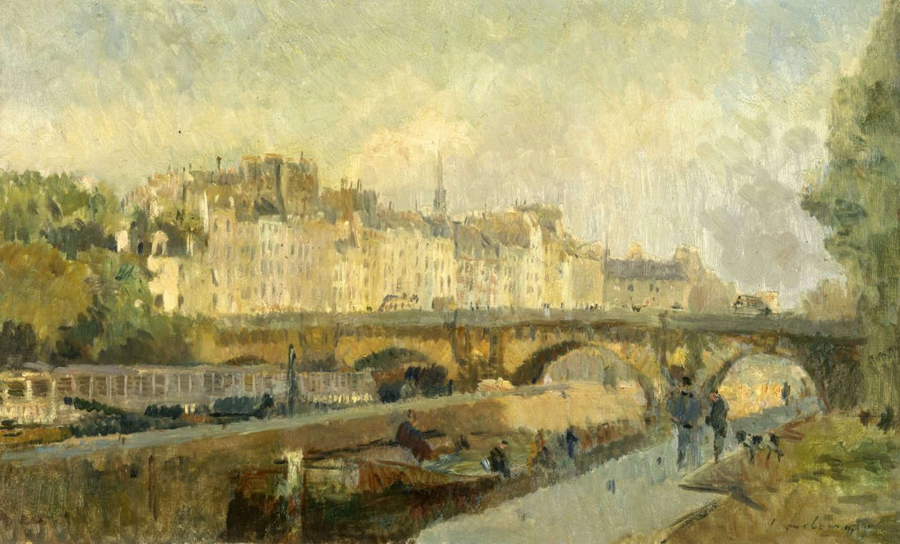A Pont Neuf alkotó: Albert-Charles Lebourg