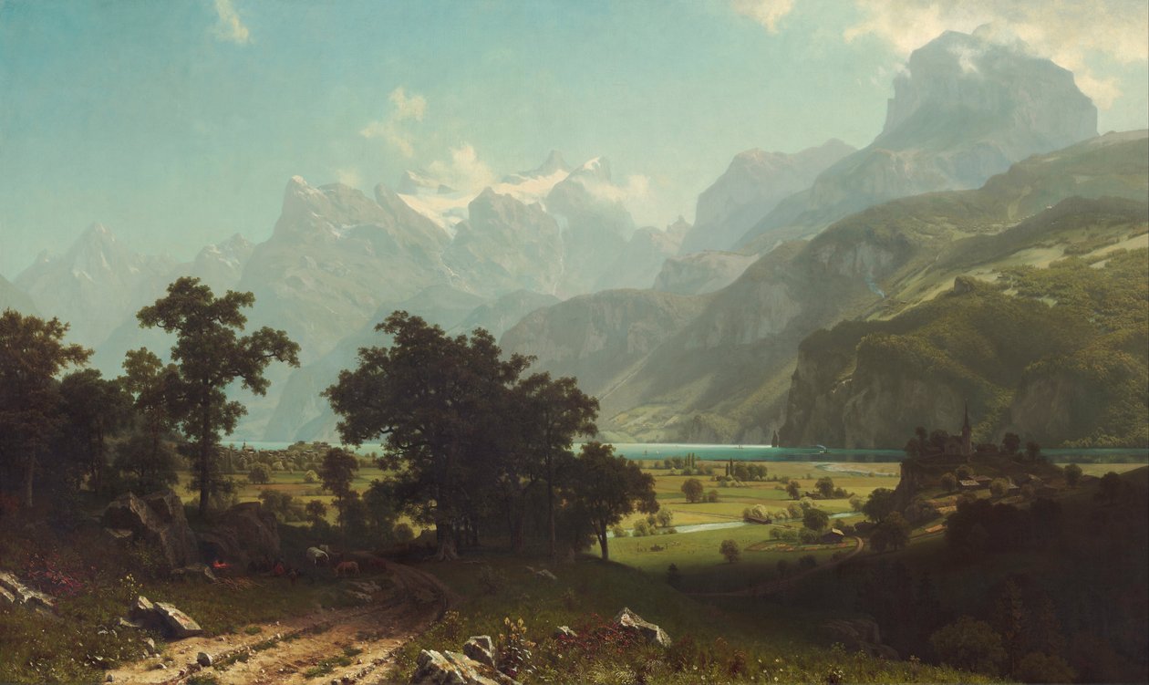 Luzern -tó alkotó: Albert Bierstadt