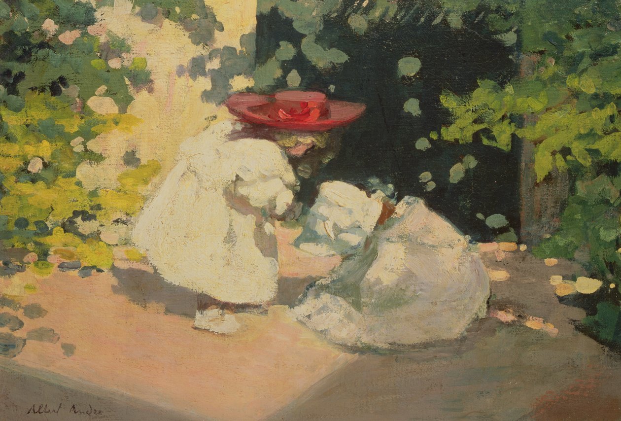 Kislányok játszanak alkotó: Albert Andre