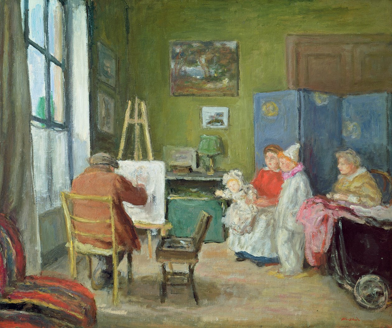 Renoir festménye a családja, Rue Caulaincourt alkotó: Albert Andre