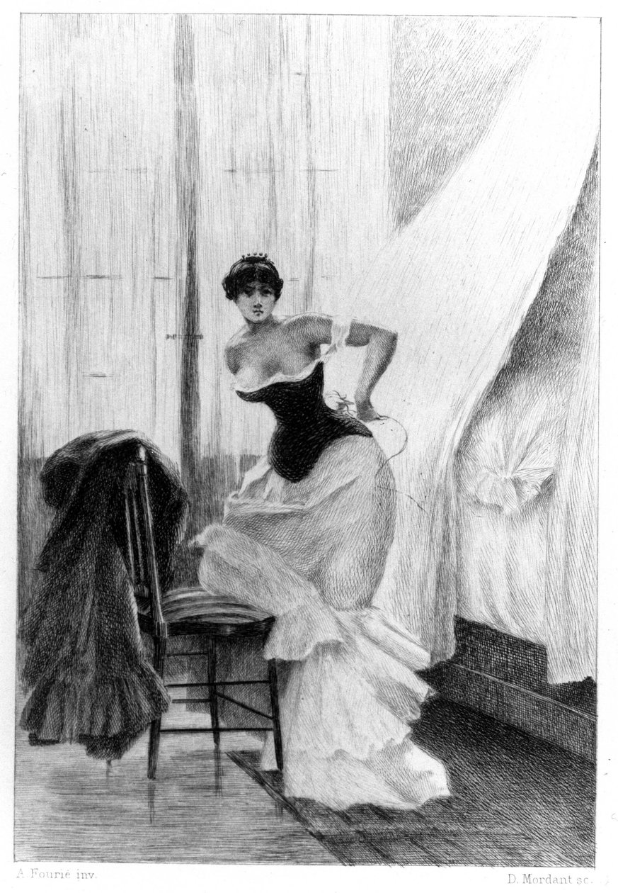 Madame Bovary Gustave Flaubert, illusztráció Albert Fourié alkotó: Albert Auguste Fourie