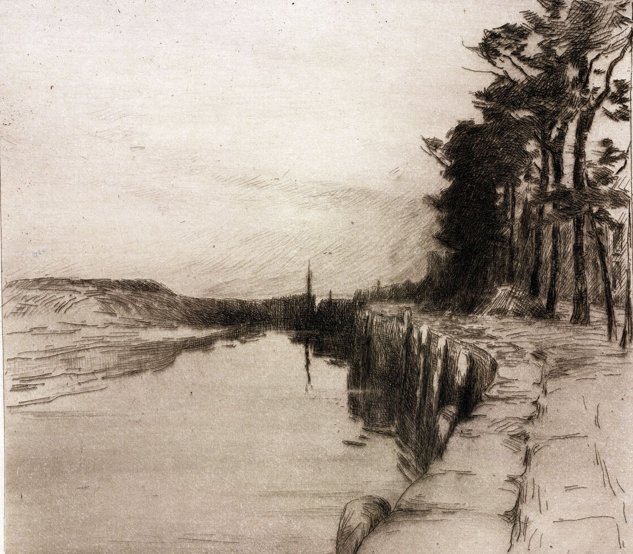 Régi híd (Diksmuide) alkotó: Albert Baertsoen