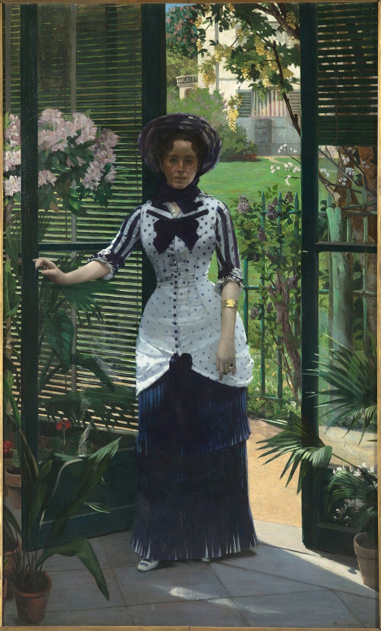 Az üvegházban Az üvegházban, 1881 körül. alkotó: Albert Bartholomé