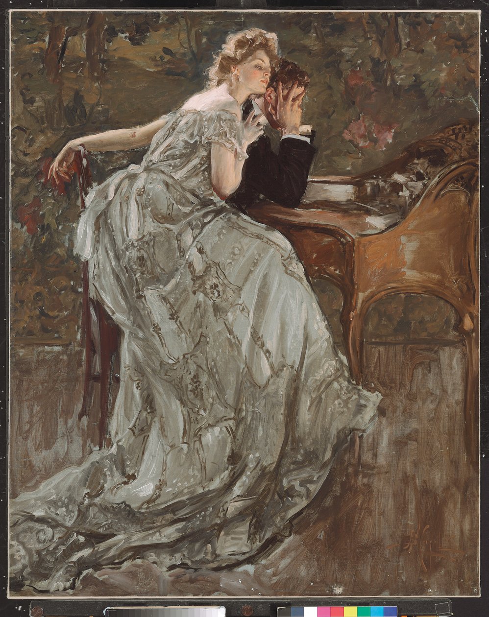 Hová tettem a jegyeket?, 1906 alkotó: Albert Beck Wenzell