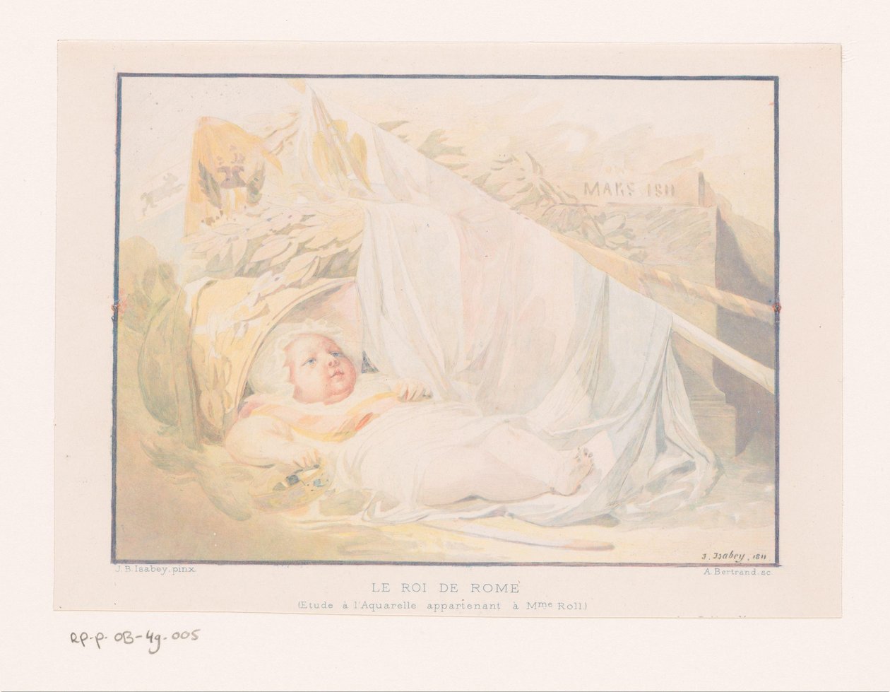 Baba királyi tulajdonságokkal Le Roi de Rome (cím a tárgyon) alkotó: Albert Bertrand