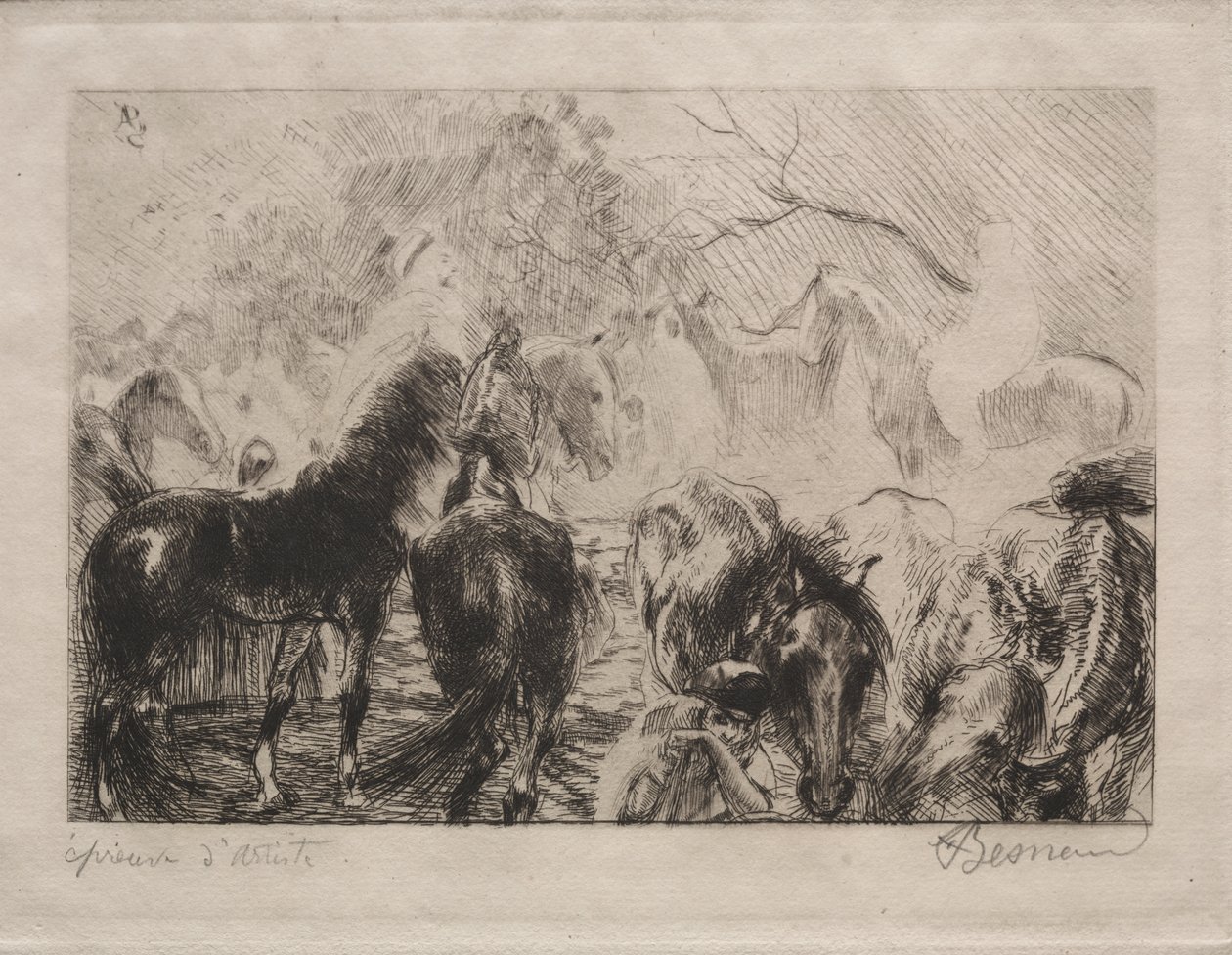 Lópiac Algírban alkotó: Albert Besnard