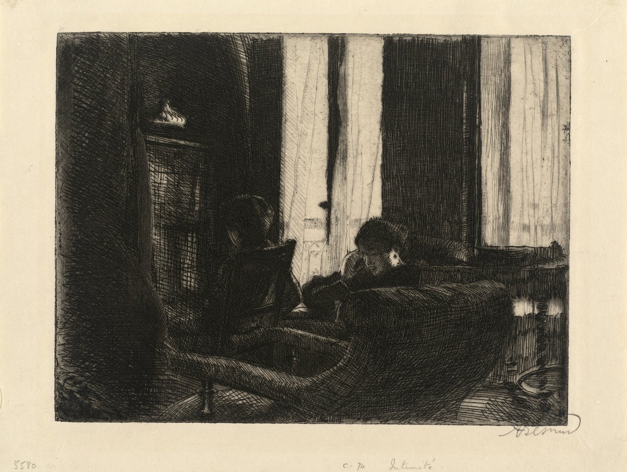 Meghittség alkotó: Albert Besnard