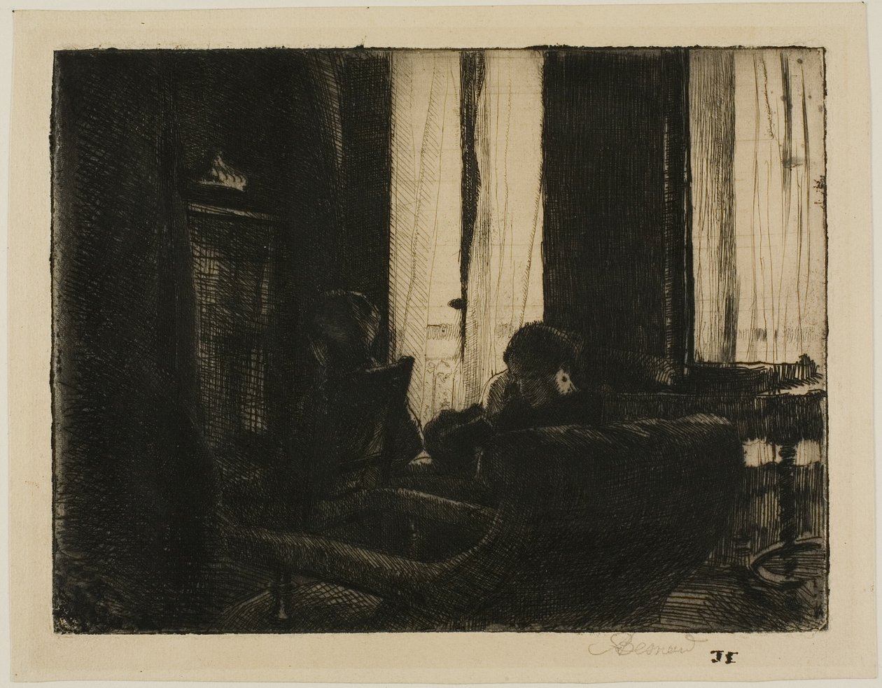 Meghittség alkotó: Albert Besnard