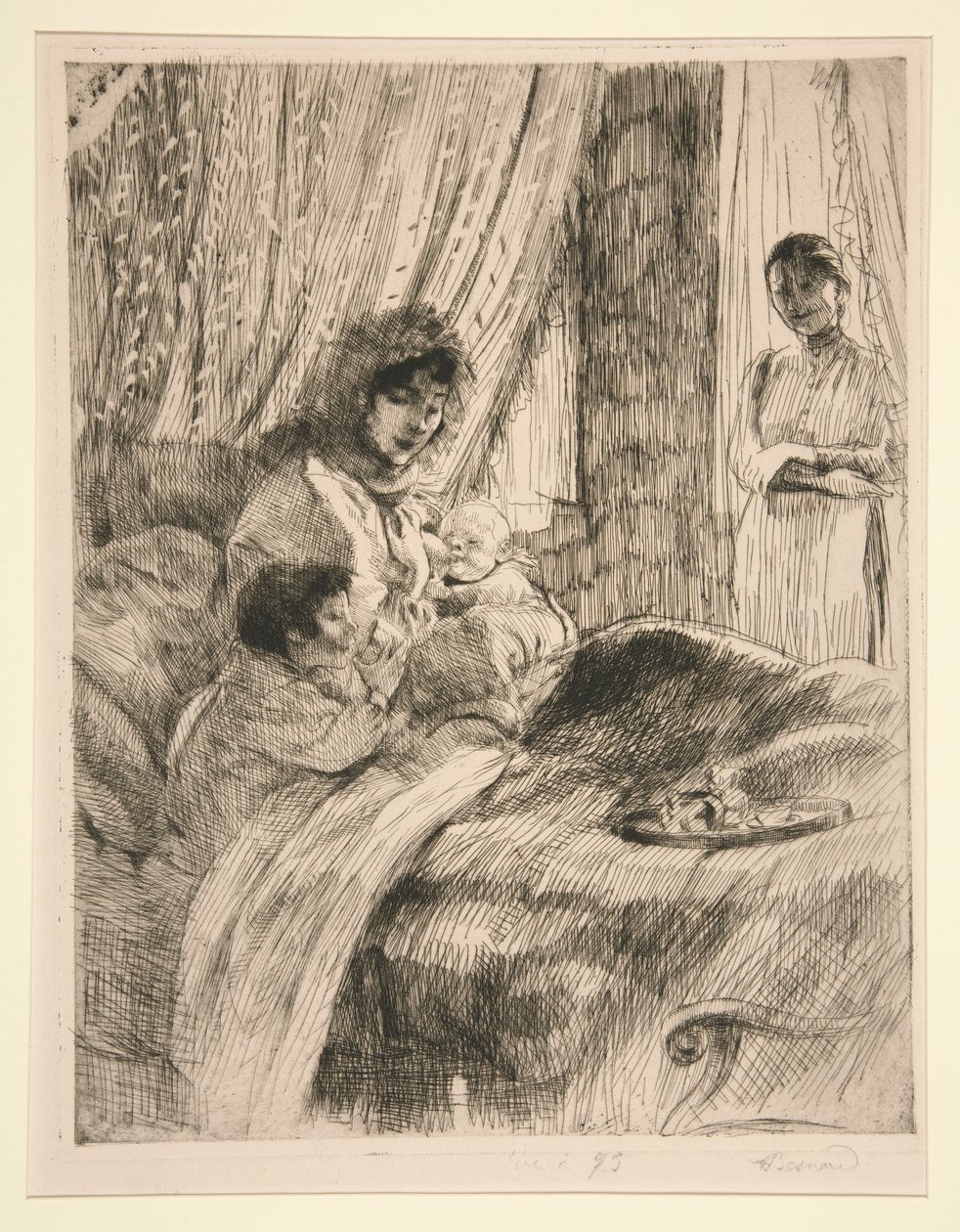 Ebéd (vagy boldog szülést) [Ebéd (vagy boldog szülést)] alkotó: Albert Besnard