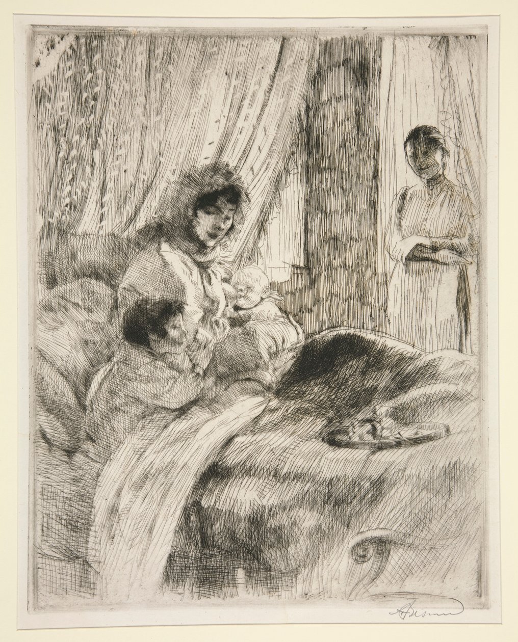 Ebéd, vagy Boldog Szülés alkotó: Albert Besnard