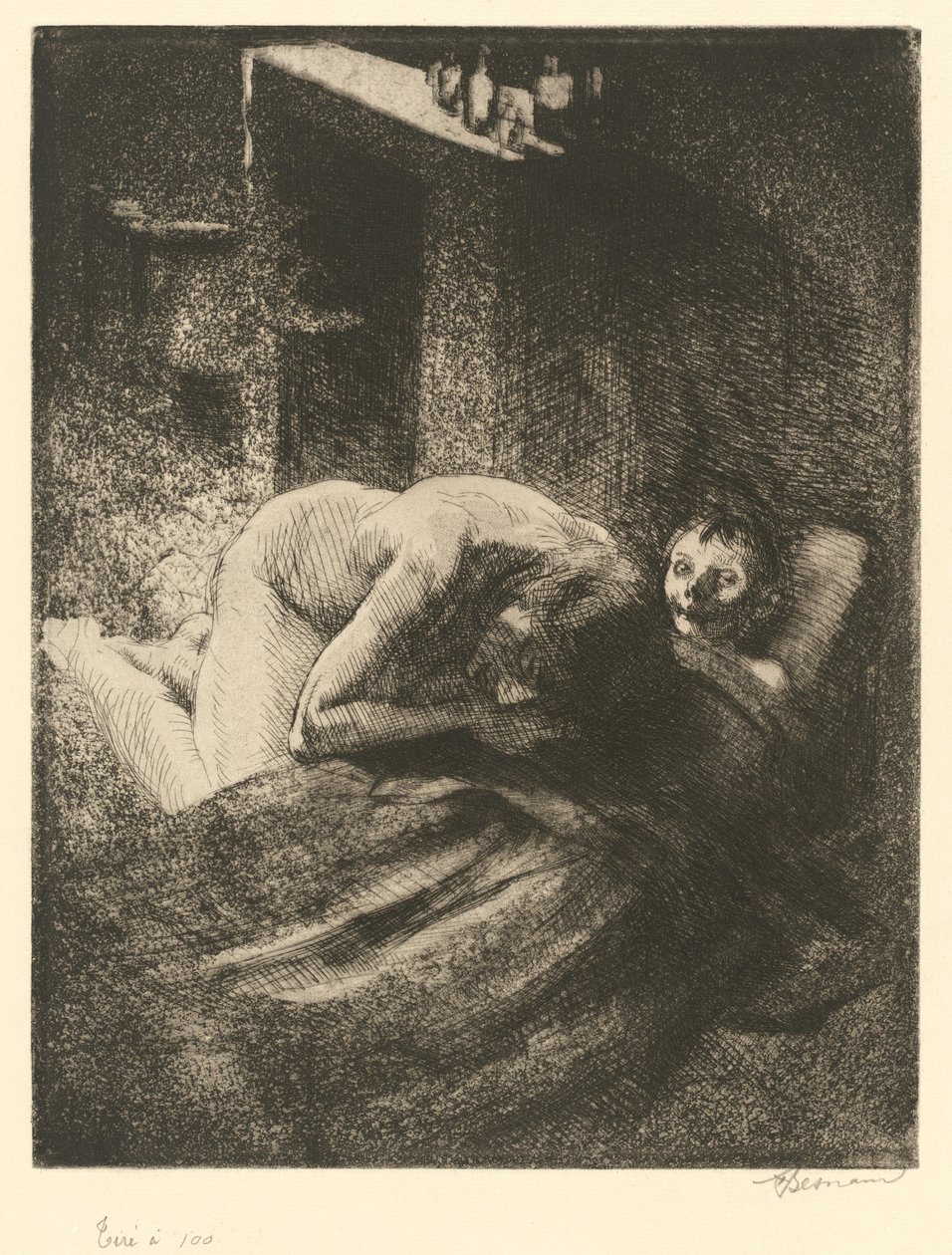 Nyomorúság (A nyomorúság) alkotó: Albert Besnard