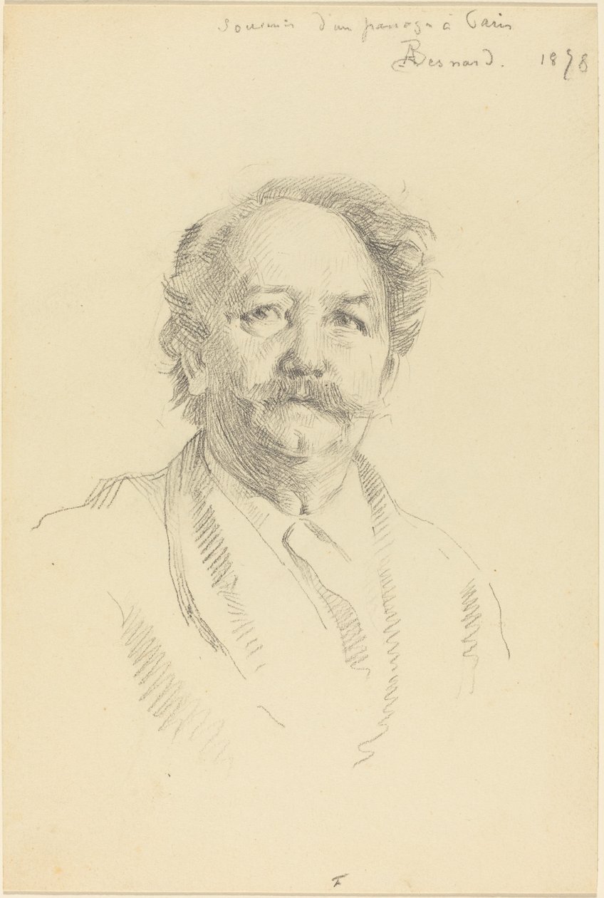 Egy férfi portréja (egy párizsi átjáró emléktárgya) alkotó: Albert Besnard