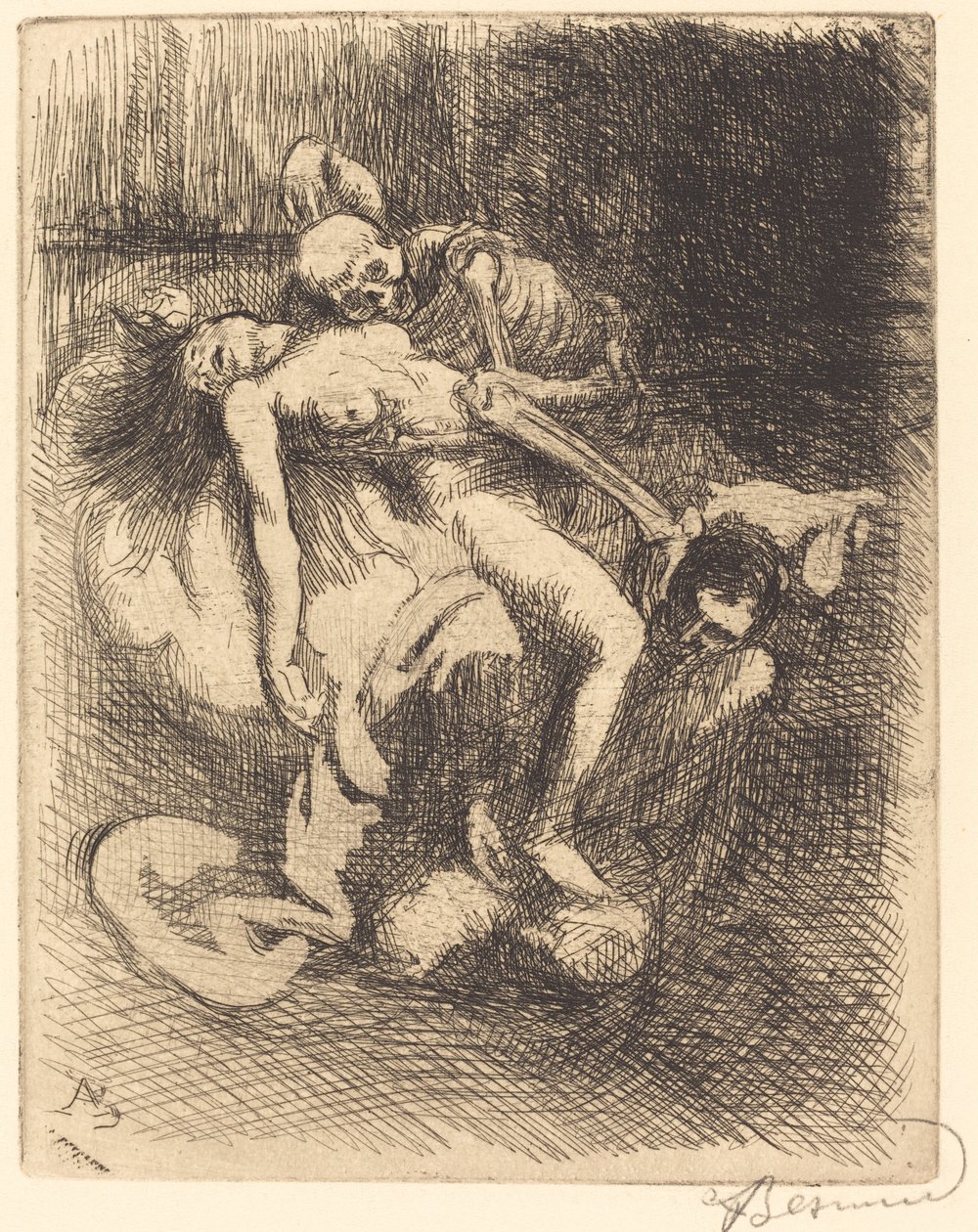 Birtoklás (La possession) alkotó: Albert Besnard